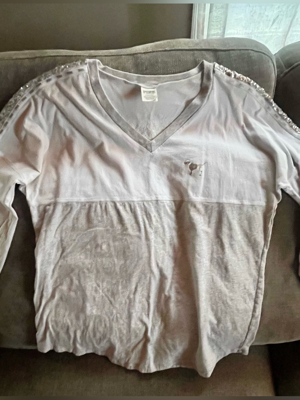 PINK Sequins long sleeve